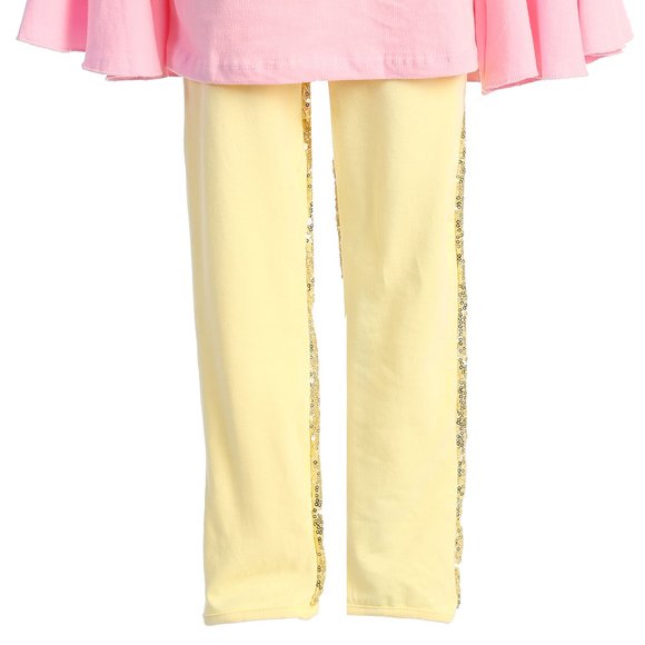 2 Pieces Pants Set toddler girls long sleeve unicorn shirt dress top pant Cloth - Picture 5 of 6